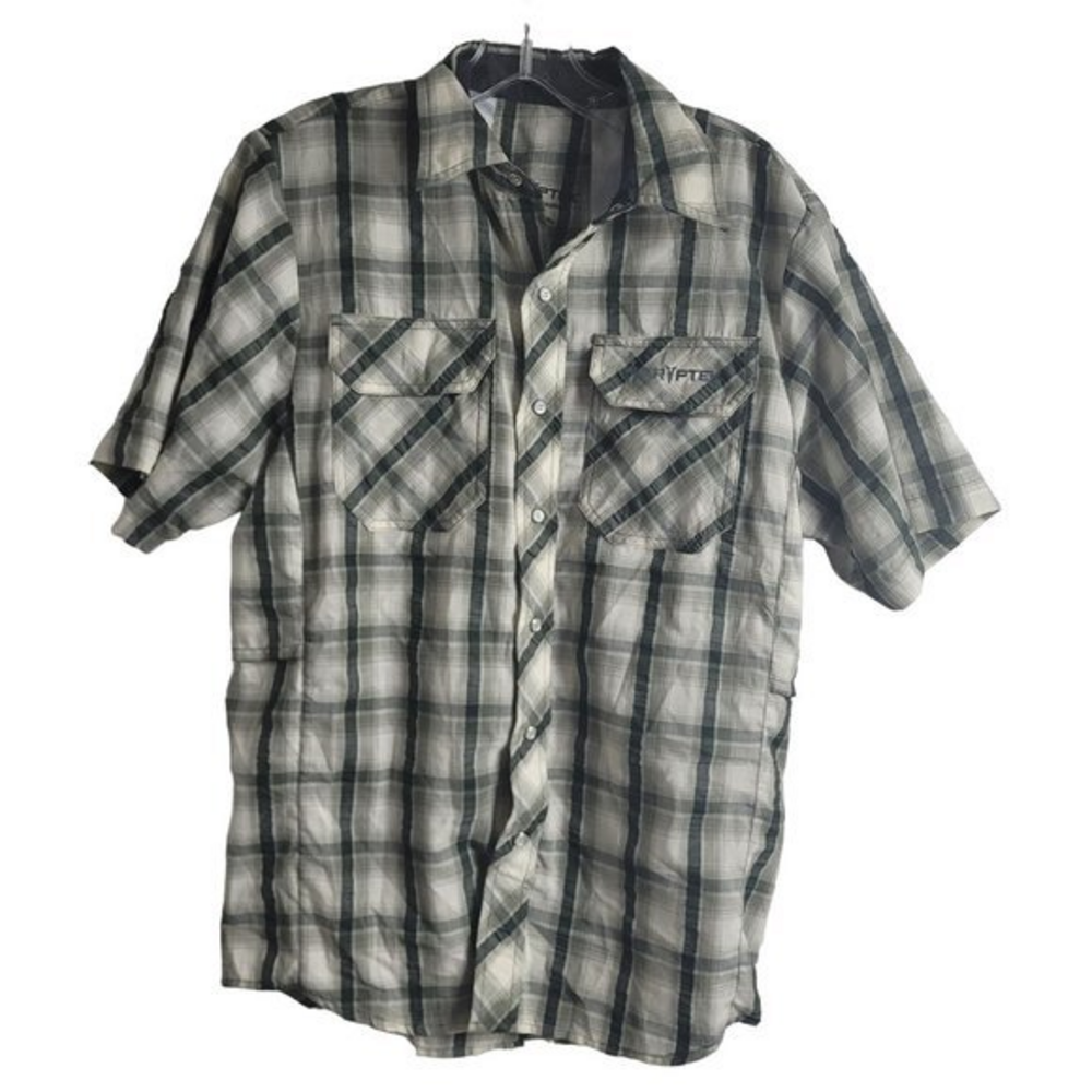 Kryptek‎ Men Size Small Green Gray Short Sleeve Shirt